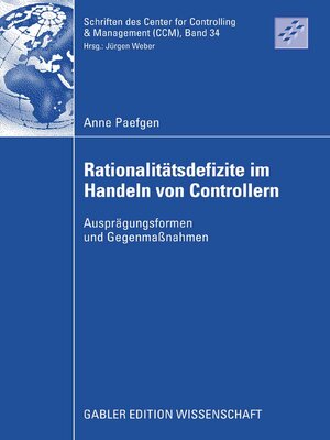 cover image of Rationalitätsdefizite im Handeln von Controllern